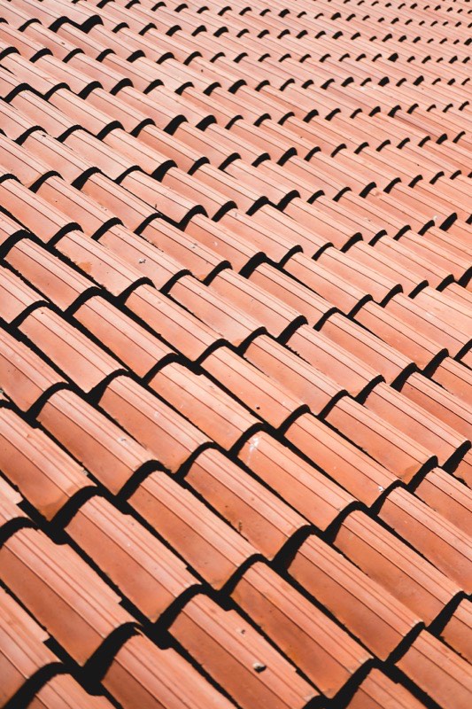 Cedar shake siding detail