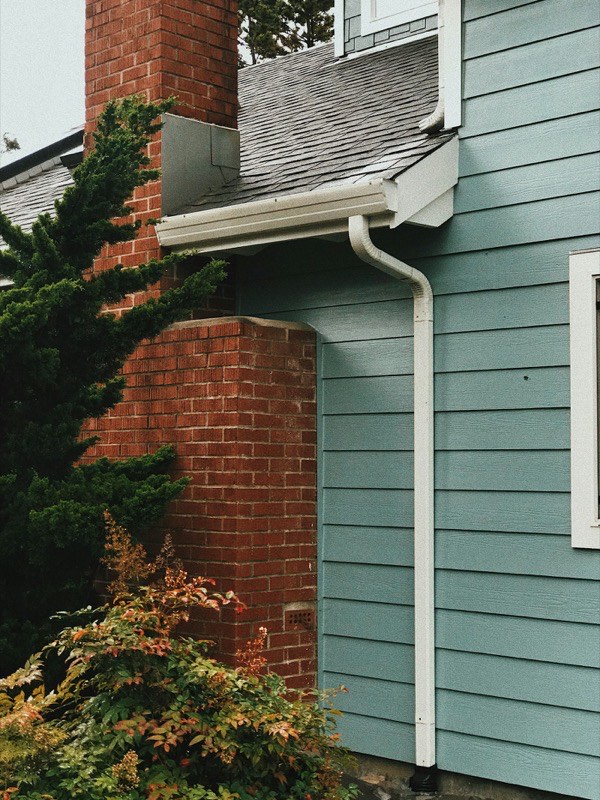 New siding installation on a home